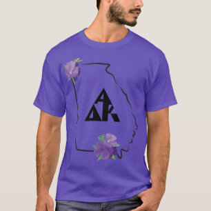 GA Alpha Delta Kappa Tshirt donker met zwarte lett