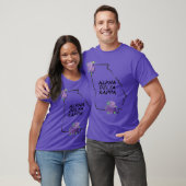 GA Alpha Delta Kappa Tshirt donker met zwarte lett (Unisex)