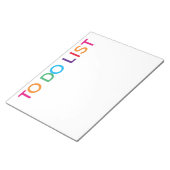 Ga als volgt te werk om een heldere meerkleurige b notitieblok (Schuin)