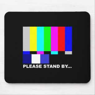 Ga alsjeblieft bij TV Test Pattern Hallowe staan Muismat