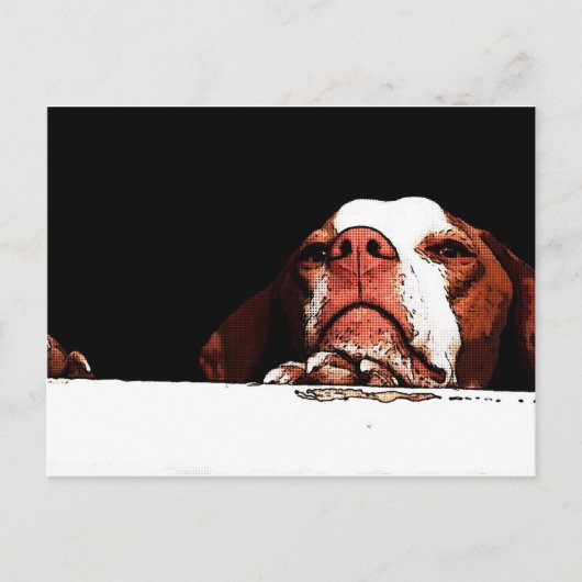 Ga alsjeblieft niet weg briefkaart (Voorkant)