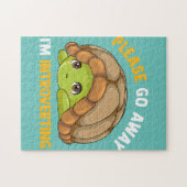 Ga alsjeblieft weg I_M Introverting Kawaii Turtle Legpuzzel (Horizontaal)