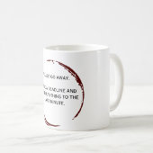 Ga alsjeblieft weg - ik heb een deadline grappige  koffiemok (Voorkant rechts)