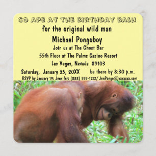 Ga Ape Birthday Bash Kaart