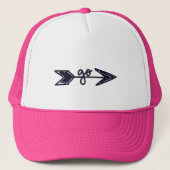 Ga Arrow Trucker Hoed Pet (Voorkant)
