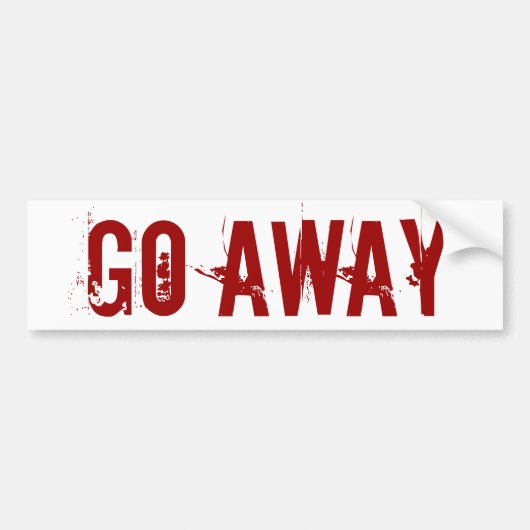 GA AWAY STICKER (Voorkant)