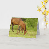 "Ga baby, ga! Wenskaart Kaart (Gele Bloem)