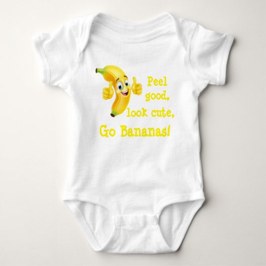 Ga bananen! Baby Bodysuit (Voorkant)