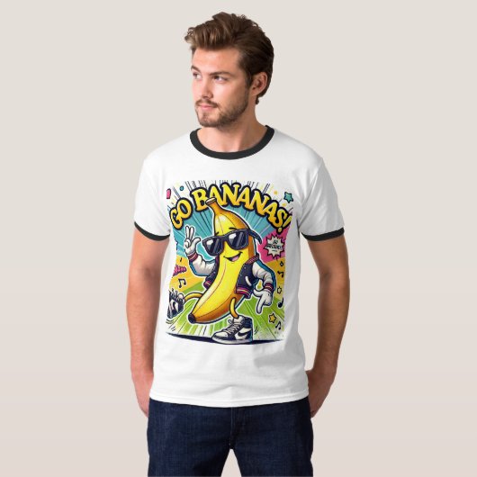 Ga Bananen! Breakdance Edition T-shirt (Voorkant volledig)