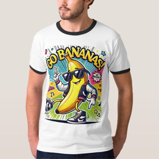 Ga Bananen! Breakdance Edition T-shirt (Voorkant)