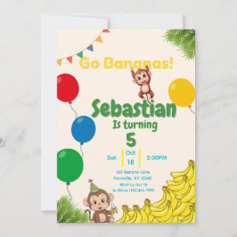 Ga Bananen- Een Bosje Pret Kaart