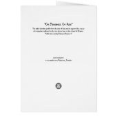 Ga Bananen. Ga Ape (Achterkant)