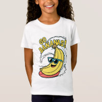 Ga Bananen! Surfen Banana Kinderen T-shirt
