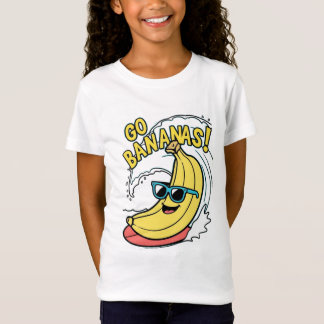 Ga Bananen! Surfen Banana Kinderen T-shirt