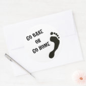 Ga Bare of Go Home Sticker (Envelop)