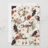 Ga Batty voor Baby shower Kaart (Achterkant)