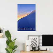 Ga bergbeklimmen Reisposter Poster (Thuiskantoor)