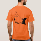 GA BIG OF GA NAAR HUIS T-SHIRT (Achterkant)