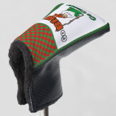 Ga Big of Go Gnome, Cute, Funny, Risico-Inname Golfheadcover (3/4 voorkant)