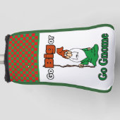 Ga Big of Go Gnome, Cute, Funny, Risico-Inname Golfheadcover (Voorkant)