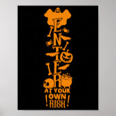 Ga bij Uw Eigen Gevaarlijk Onthaal in van het Manu Poster (Voorkant)