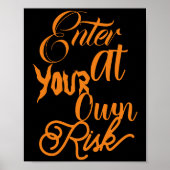 Ga bij Uw Eigen Geval Halloween Onthaal van het Ri Poster (Voorkant)