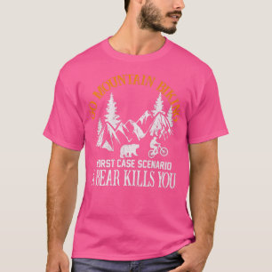 Ga Biking Worst Hoesje Scenario Beer Biker bergen T-shirt