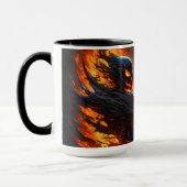 Ga binnen als je durft, dwaze stervelingen! mok (Links)