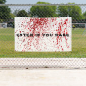 Ga binnen als u de Banner van de Decor durft (Insitu)