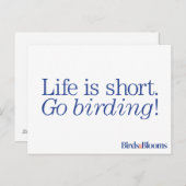 Ga Birding! Briefkaart (Voorkant / Achterkant)