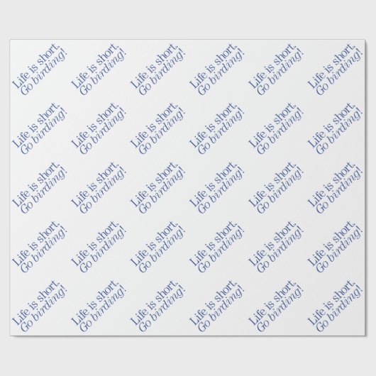 Ga Birding! Cadeaupapier (Vlak)