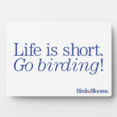 Ga Birding! Fotoplaat (voorkant)