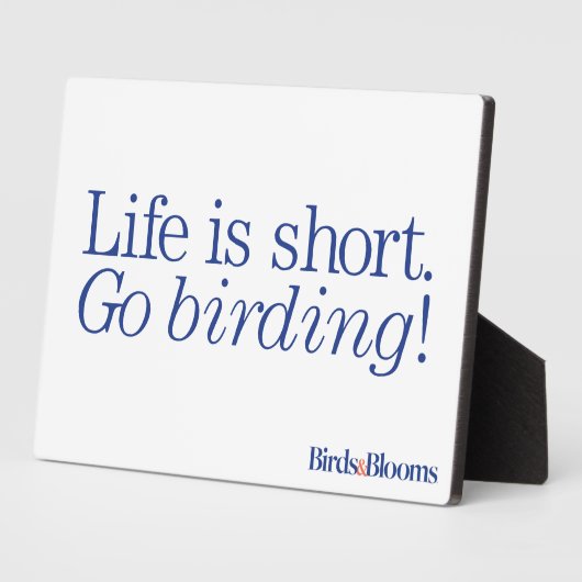 Ga Birding! Fotoplaat (Zijkant)