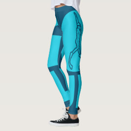 Ga blauw leggings