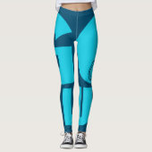 Ga blauw leggings (Voorkant)