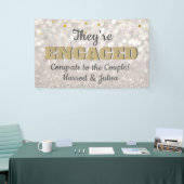 Ga Bling! Verlovingsaankondiging feestbanner Spandoek (Beurs)