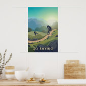 Ga BMX'en Reisposter Poster (Keuken)