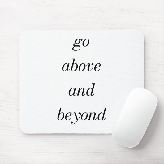 Ga boven en voorbij Muismat (Met muis)