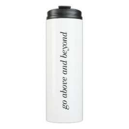 Ga boven en voorbij thermische getumbler thermosbeker