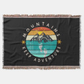 Ga buiten buiten houden avontuur deken (Voorkant)