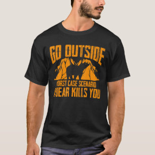 Ga buiten het slechtste scenario van het Hoesje ee T-shirt
