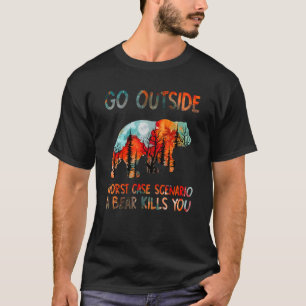 Ga buiten het slechtste scenario van het Hoesje ee T-shirt