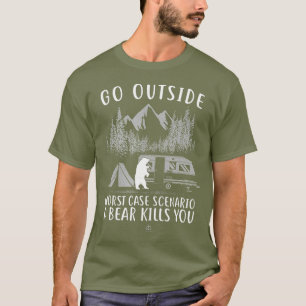 Ga buiten het slechtste scenario van het Hoesje ee T-shirt