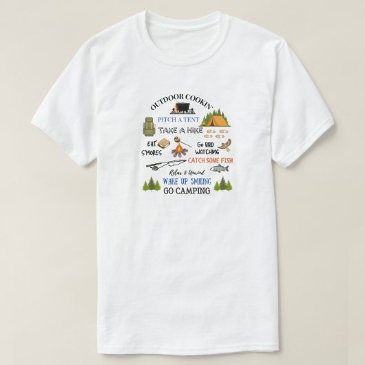 Ga Camping T-Shirt (Design voorkant)