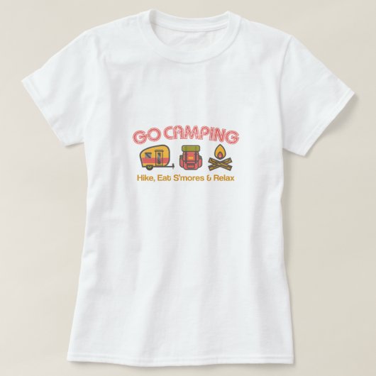 Ga Camping Women's Basic T-Shirt (Design voorkant)