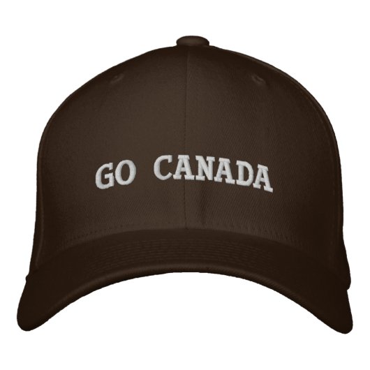 Ga Canada Geborduurde Pet (Voorkant)