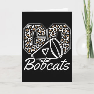 Ga Cheer Bobcats middelbare school Spirit Fan Team Kaart