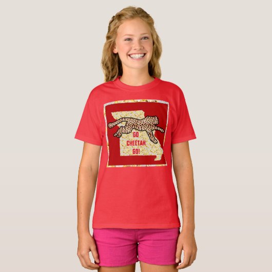 GA CHEETAH, GA! T-SHIRT (Voorkant volledig)