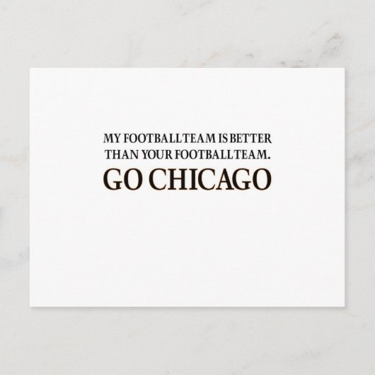 GA CHICAGO (zwarte schuif) Briefkaart (Voorkant)