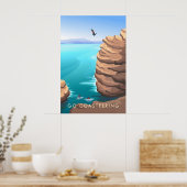 Ga Coasteering Reisposter Poster (Keuken)